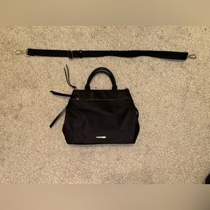 Calvin Klein Black Purse with Adjustable Strap